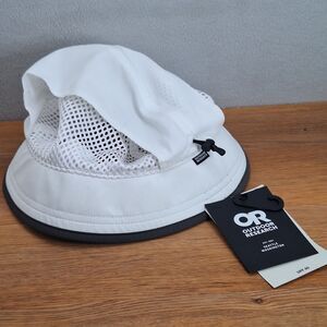 Outdoor Research Swift Bucket Hat Unisex S/M White Wide Brim Sun Hat NWT